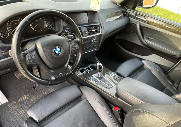 BMW X3 cena 76500 przebieg: 172500, rok produkcji 2012 z Rogoźno małe 254